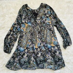 Free people rain & shine paisley dress